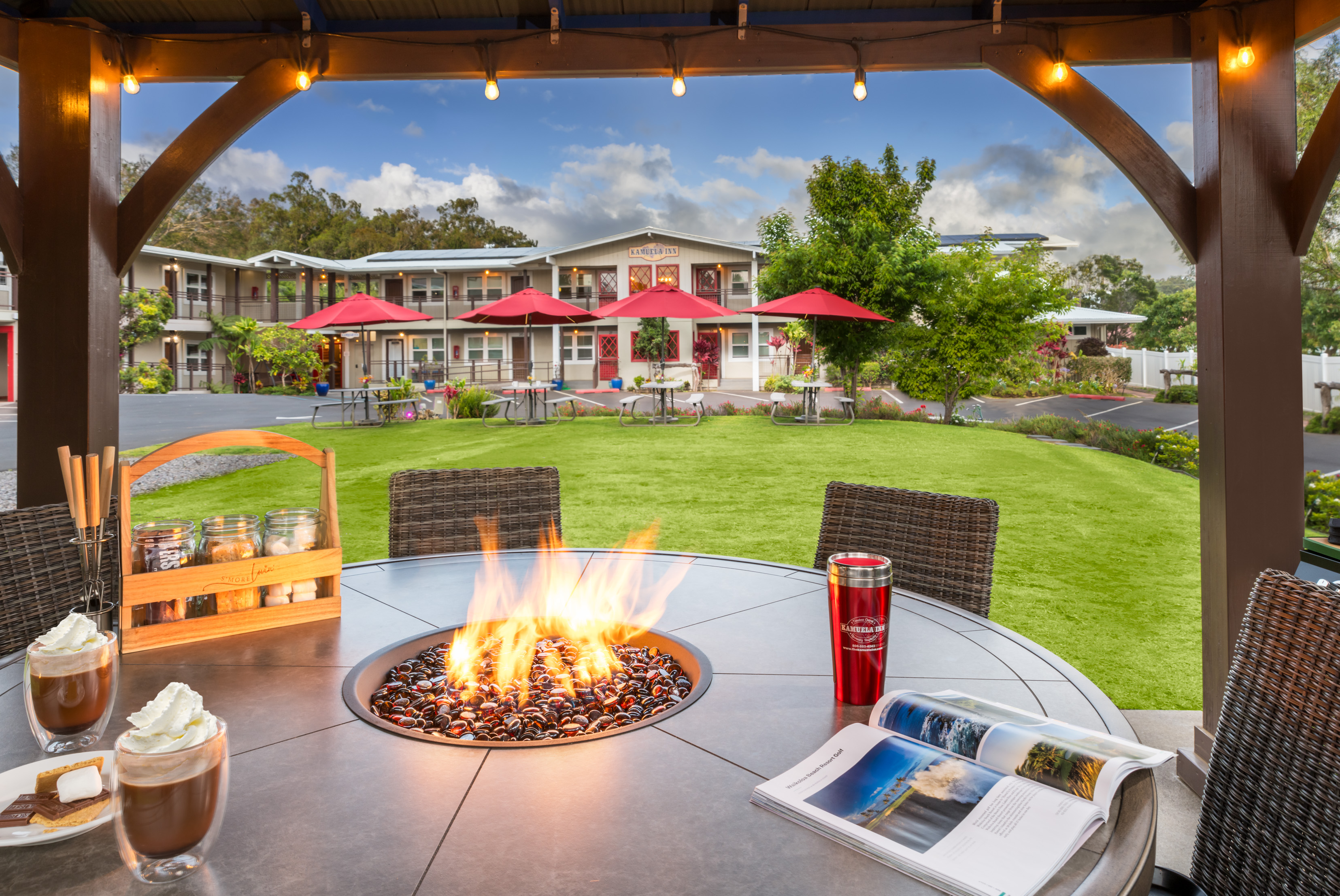 Exterior (view of Deluxe Suites Wing from the lawn)