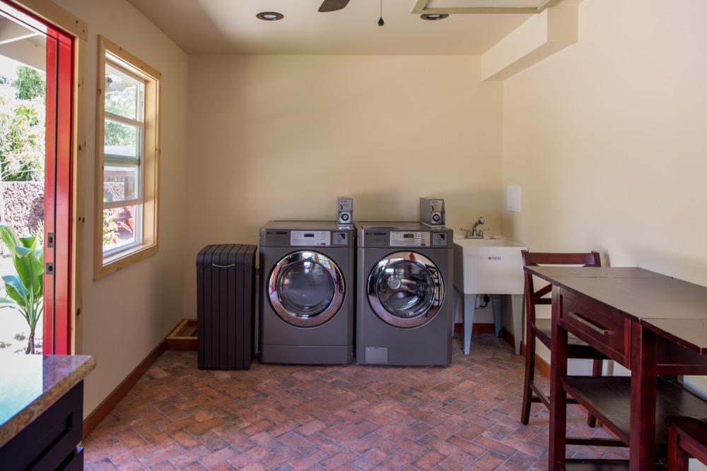 laundry room with washer and dryer